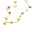 Collar de ojo colgantes multicolor 37cm