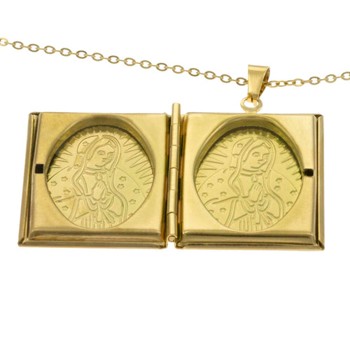 Relicario libro virgen de guadalupe 44cm