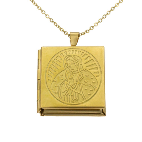 Relicario libro virgen de guadalupe 44cm