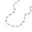 Collar ojo  lila 38cm