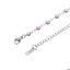 Collar ojo  lila 38cm