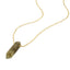 Collar piedra hexagonal labradorita 45cm