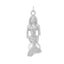 Collar con perla y sirena 60cm