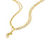 Collar doble oso colgante cristal estrella 45cm