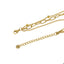 Collar triple mariposa colgante 40-50cm
