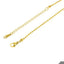 Collar balines con cristal bicelado multicolor 42cm