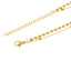 Collar doble piedras balines dije flor de la vida 46-50cm