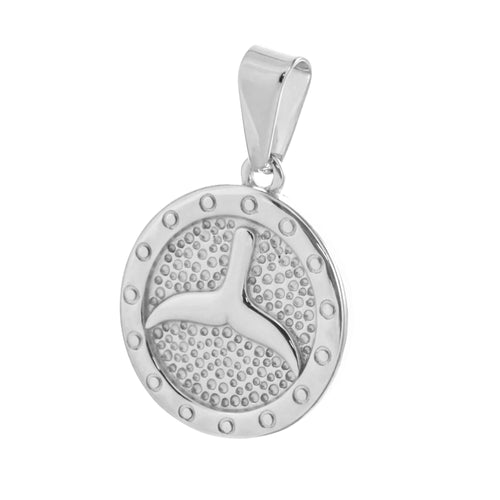 Dije redondo con cola de sirena 18mm