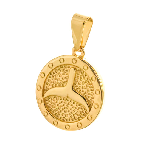 Dije redondo con cola de sirena 18mm