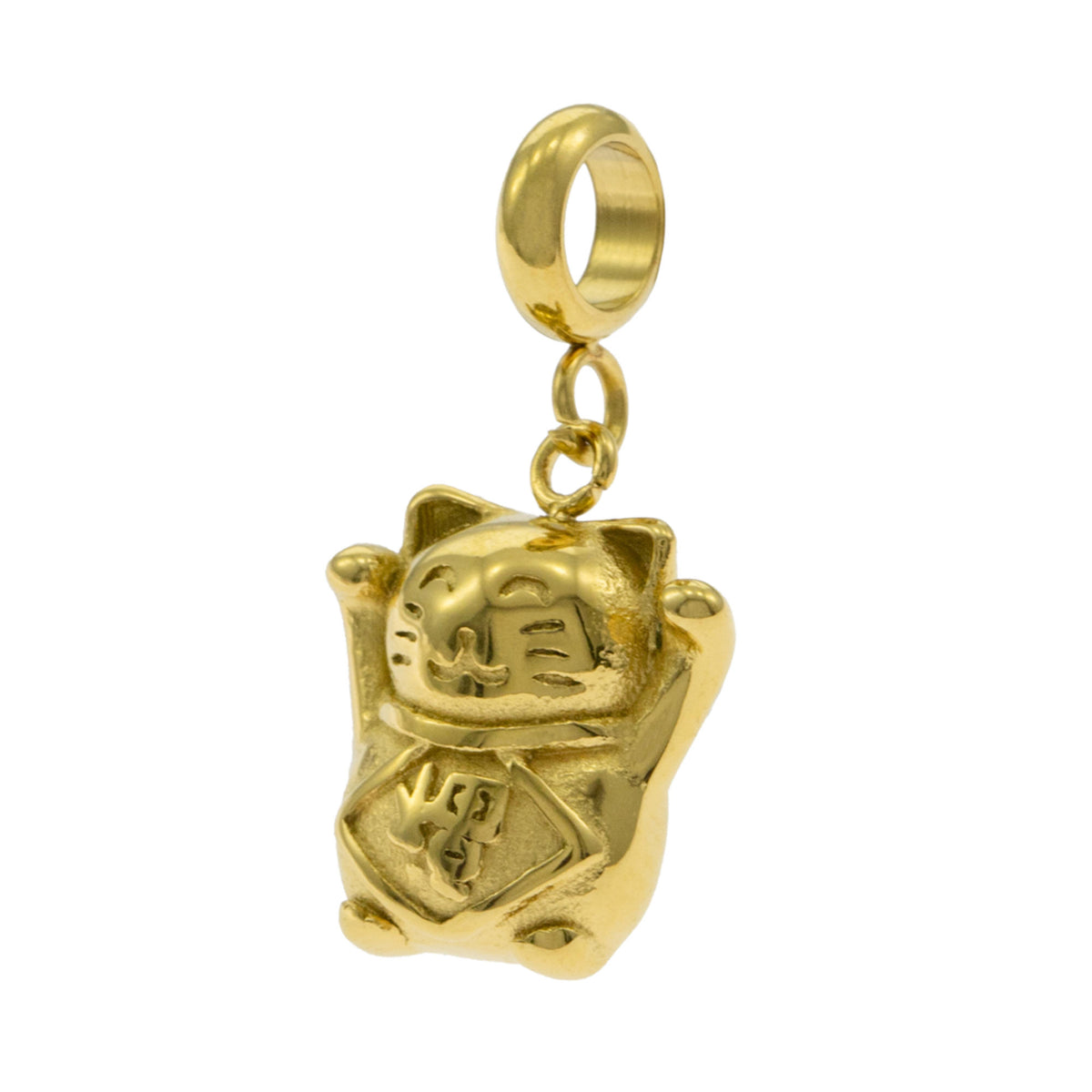 Dije charm gato de la suerte 21mm