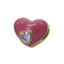 Charm corazon esmaltado rosa circonia 10mm