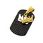 Dije de placa boleada corona 26mm