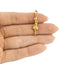 Dije de bailarina de ballet con cristal 27x9mm