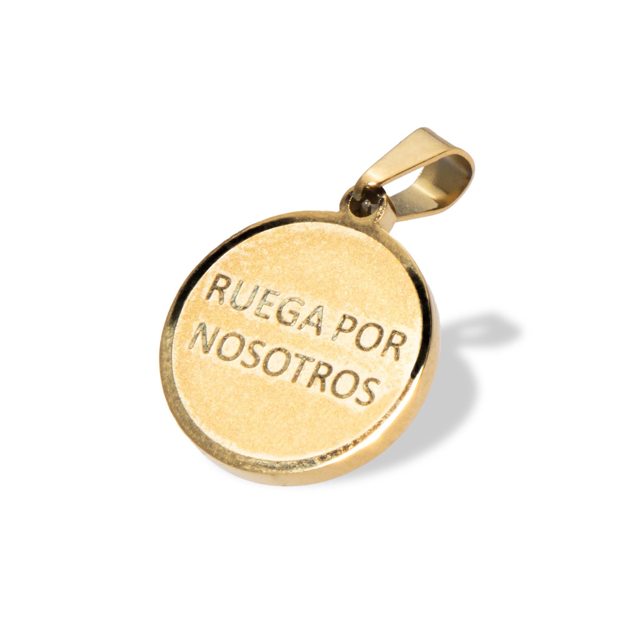 Dije medalla Espiritu Santo cristal 15mm