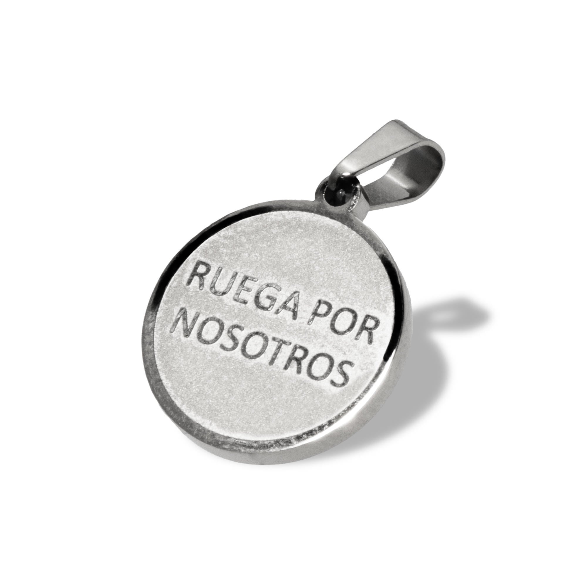 Dije medalla Espiritu Santo cristal 15mm