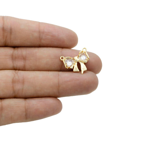 Dije de moño circonia 14mm