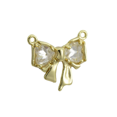 Dije de moño circonia 14mm