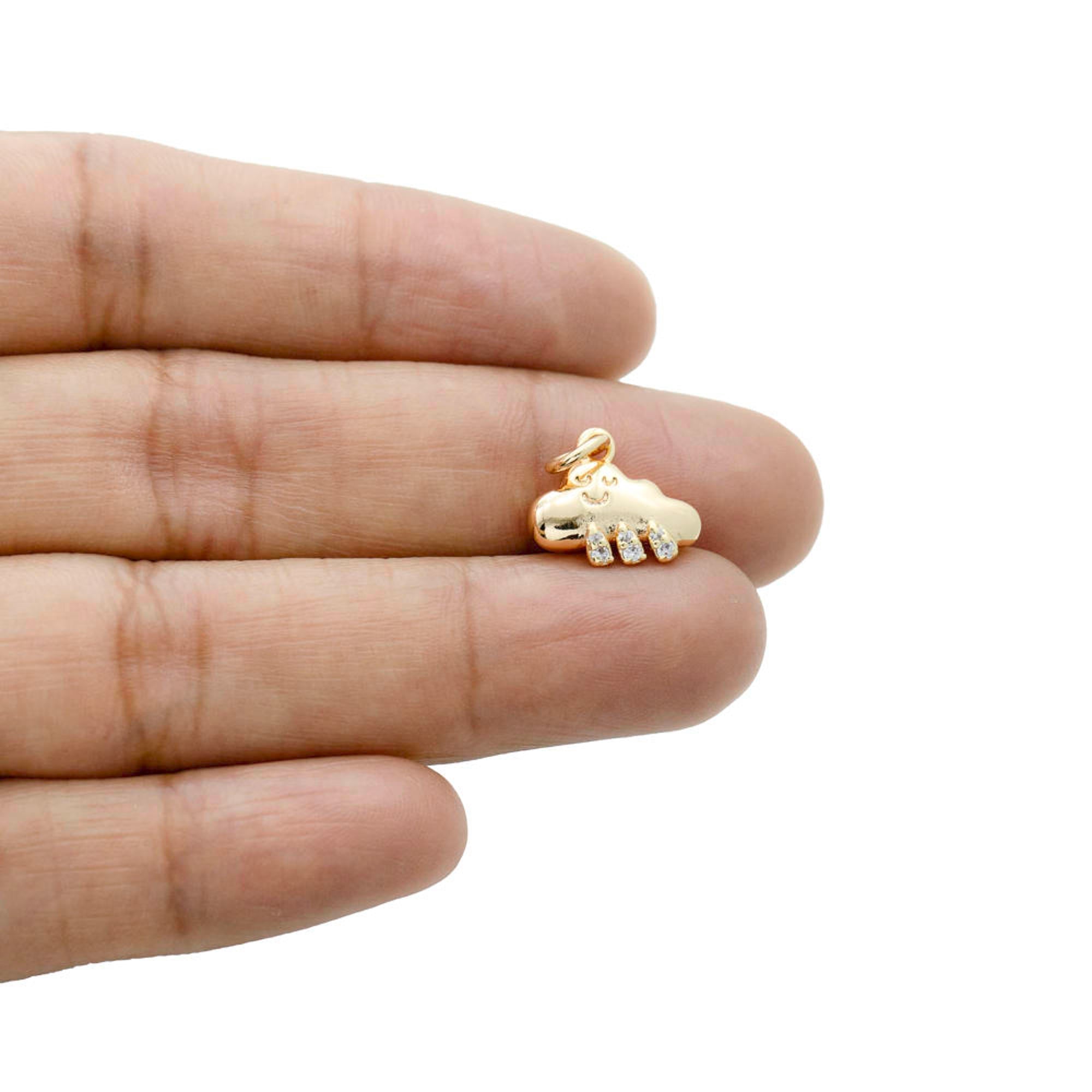 Dije de nube circonia 10mm