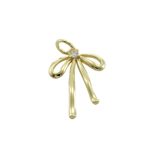 Dije moño liston circonia 20mm