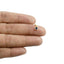 Dije circonia azul cuadrado bicelado 4x4mm