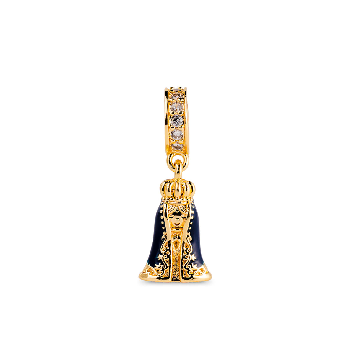 Charm de Virgen con esmaltado 23mm