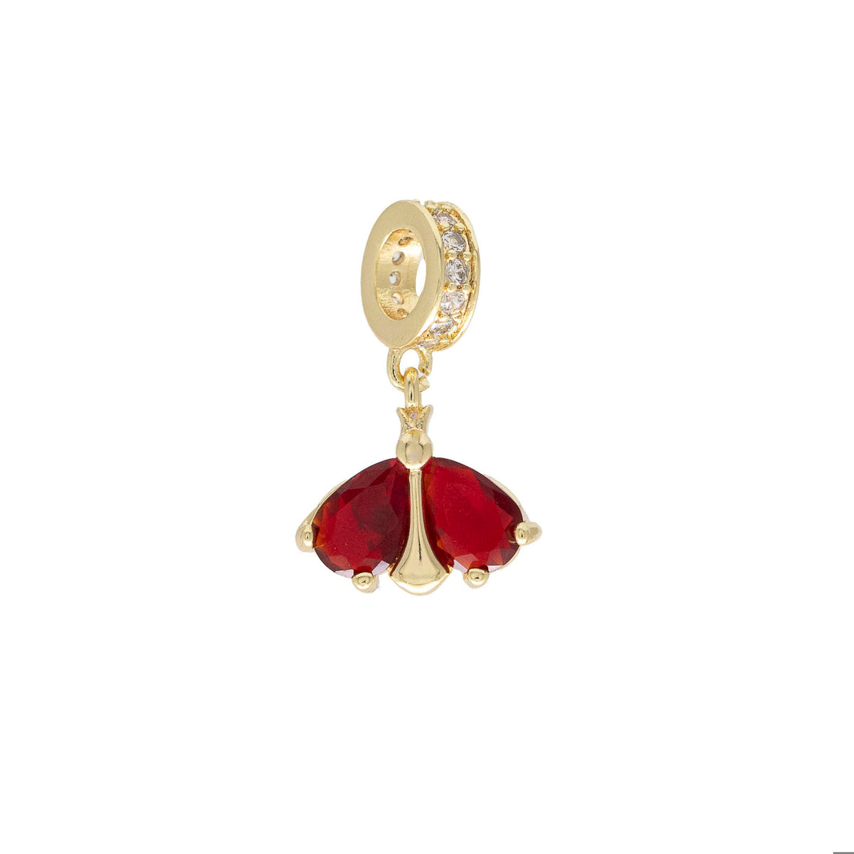 Charm de insecto con circonias 20mm