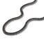 Cadena barbada doble 60cm