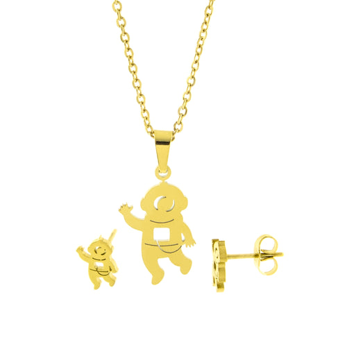 Juego silueta astronauta liso 45 cm