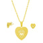 Juego corazon con sagrado corazon liso 45cm