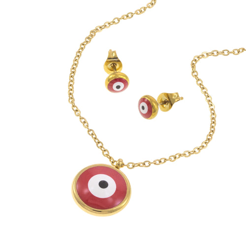 Juego ojo turco rojo 45cm