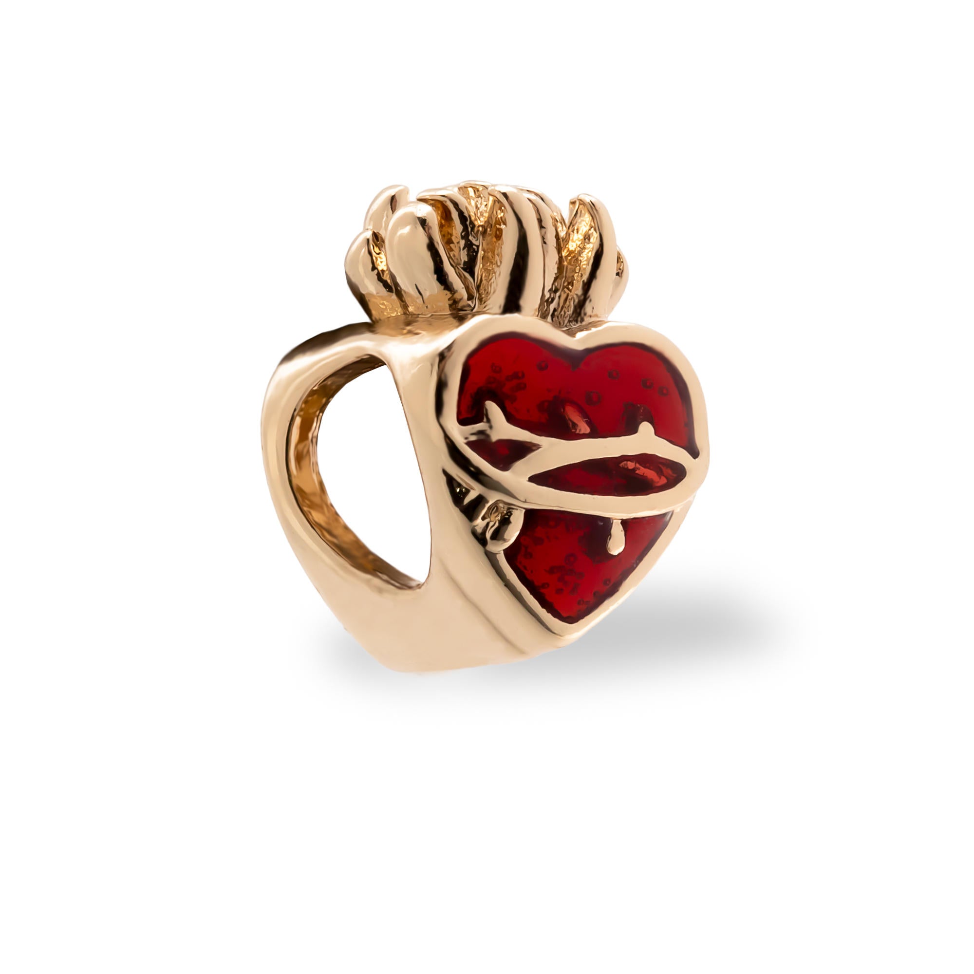 Charm sagrado corazon esmaltado 10mm