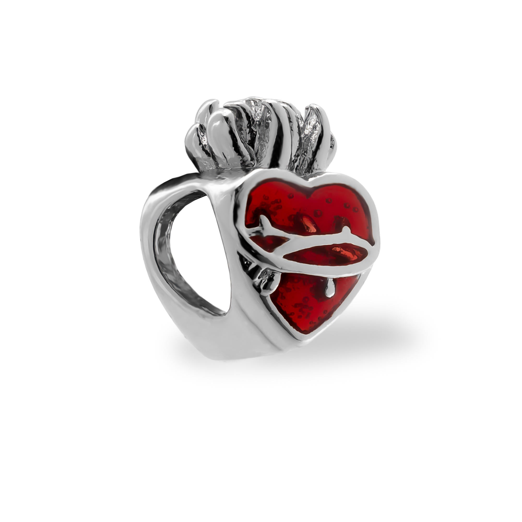 Charm sagrado corazon esmaltado 10mm