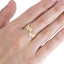 Anillo barras circonias ajustable