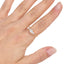 Anillo Solitario Ajustable con Circonias Geometricas 5MM