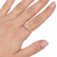 Anillo Solitario Ajustable con Circonia de Corazon 6MM