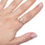 Anillo Solitario Ajustable con Circonia Redonda 6MM