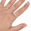 Anillo Solitario Ajustable con Circonia Cuadrada 7MM