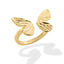 Anillo mariposa texturizada ajustable
