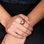 Anillo ajustable gota de agua circonia 12mm