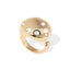 Anillo ajustable gota de agua circonia 12mm