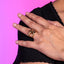 Anillo ajustable con diseño de nudo central 14mm
