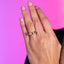 Anillo ajustable de infinitos con circonias 4mm