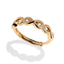 Anillo ajustable de infinitos con circonias 4mm