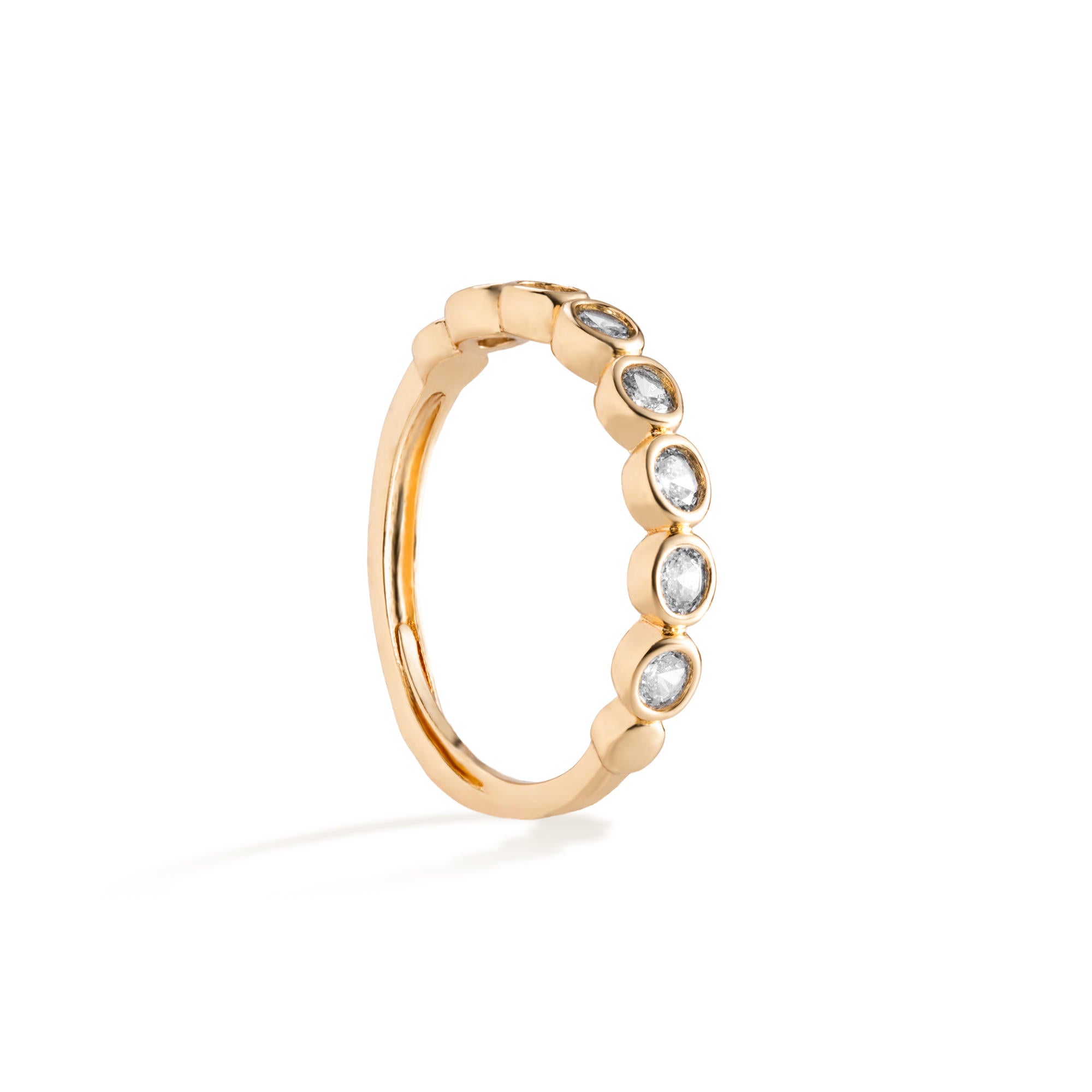 Anillo ajustable circonia biselada 4mm