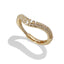 Anillo ajustable tipo v con circonias 4mm