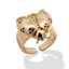 Anillo ajustable catarina con circonias 19mm