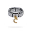 Anillo ajustable eslabon italiano de letra con circonias 9mm