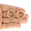 Arracada tubular liso 30mm