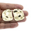 Arracada irregular martillado 29mm