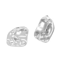 Arracada irregular martillado 29mm